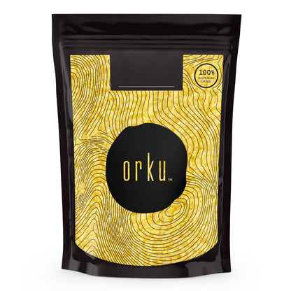 Orku Organic Beeswax Pellets Yellow - Cosmetic Grade Pure Bees Wax Pastilles