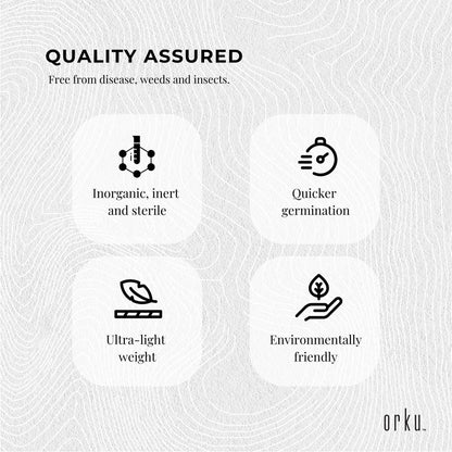Orku Perlite Super Coarse Premium Soil Expanded Medium Plants Hydroponics Bulk