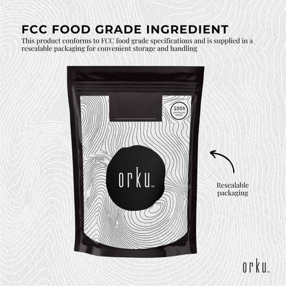 Orku Potassium Bicarbonate Powder FCC Food Grade - Baking Brewing Bulk