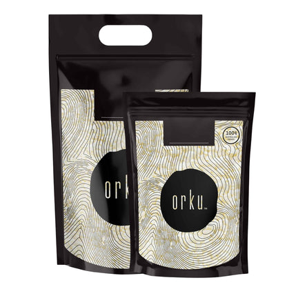 Orku Pure Beeswax Pellets White BP Grade Refined Bead - Candle Cosmetic DIY