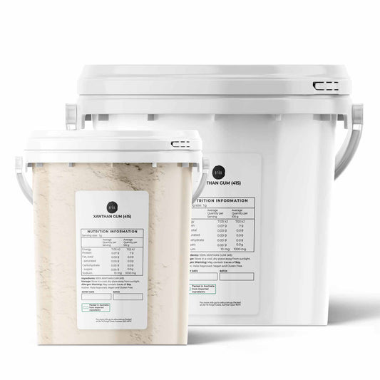 Orku Xanthan Gum Thickener Pure Fine Powder Tub 200 Mesh FCC E415 Food Additive