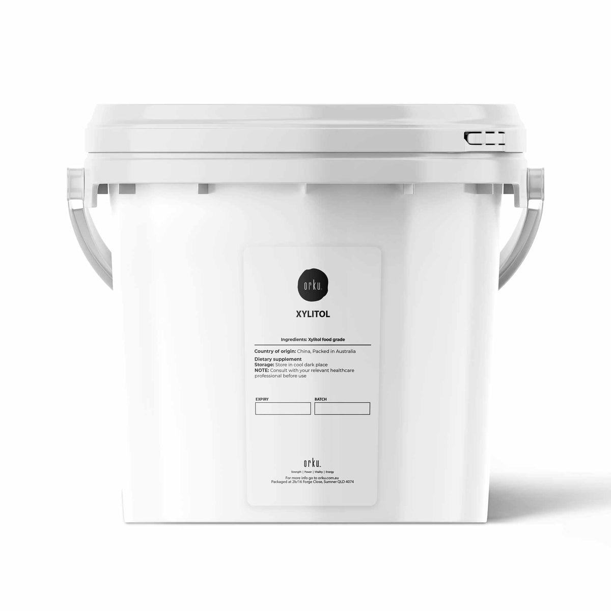 Orku Xylitol Crystal Powder Sweetener Sugar Alternative Tub