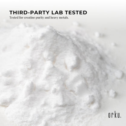 Orku Creatine Monohydrate Powder 200 Mesh Micronised 99.9% Pure