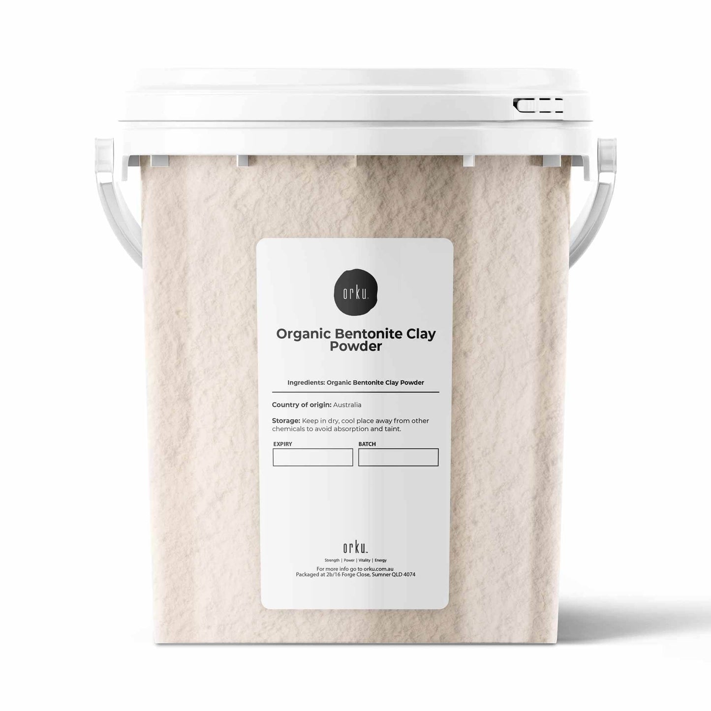 Orku Organic Bentonite Clay Powder Cosmetic Grade Montmorillonite