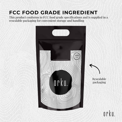 Orku Potassium Bicarbonate Powder FCC Food Grade - Baking Brewing Bulk