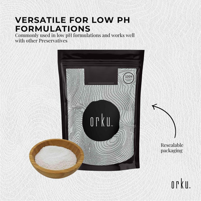 Orku Sodium Benzoate USP/FCC Grade Prills – E211 Preservative CAS 532-32-1