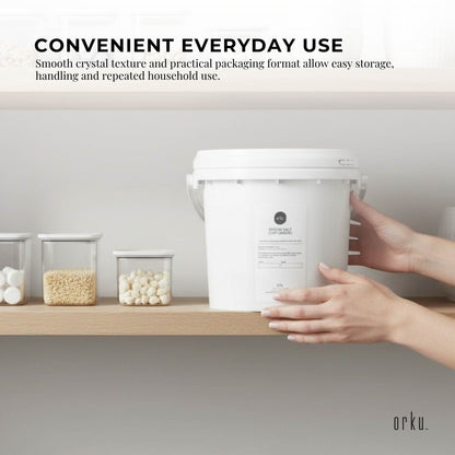 Orku USP Epsom Salt Buckets Magnesium Sulphate - Bath Soak Household Garden Use