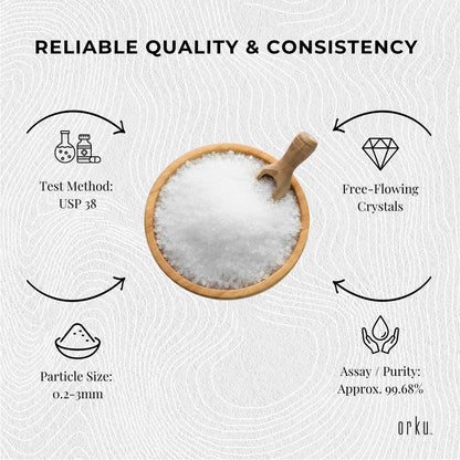 Orku USP Epsom Salt Buckets Magnesium Sulphate - Bath Soak Household Garden Use