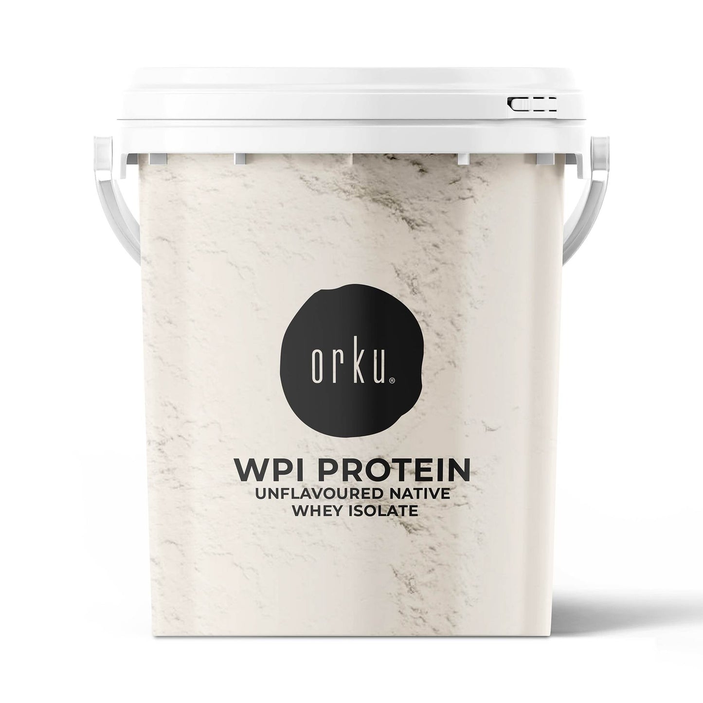 Orku Whey Protein Isolate Powder WPI 90% Unflavoured Native Tub