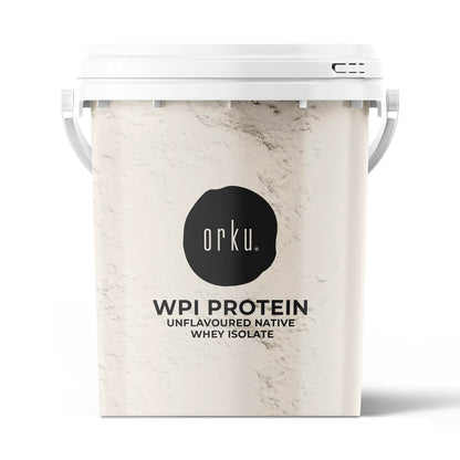 Orku Whey Protein Isolate Powder WPI 90% Unflavoured Native Tub
