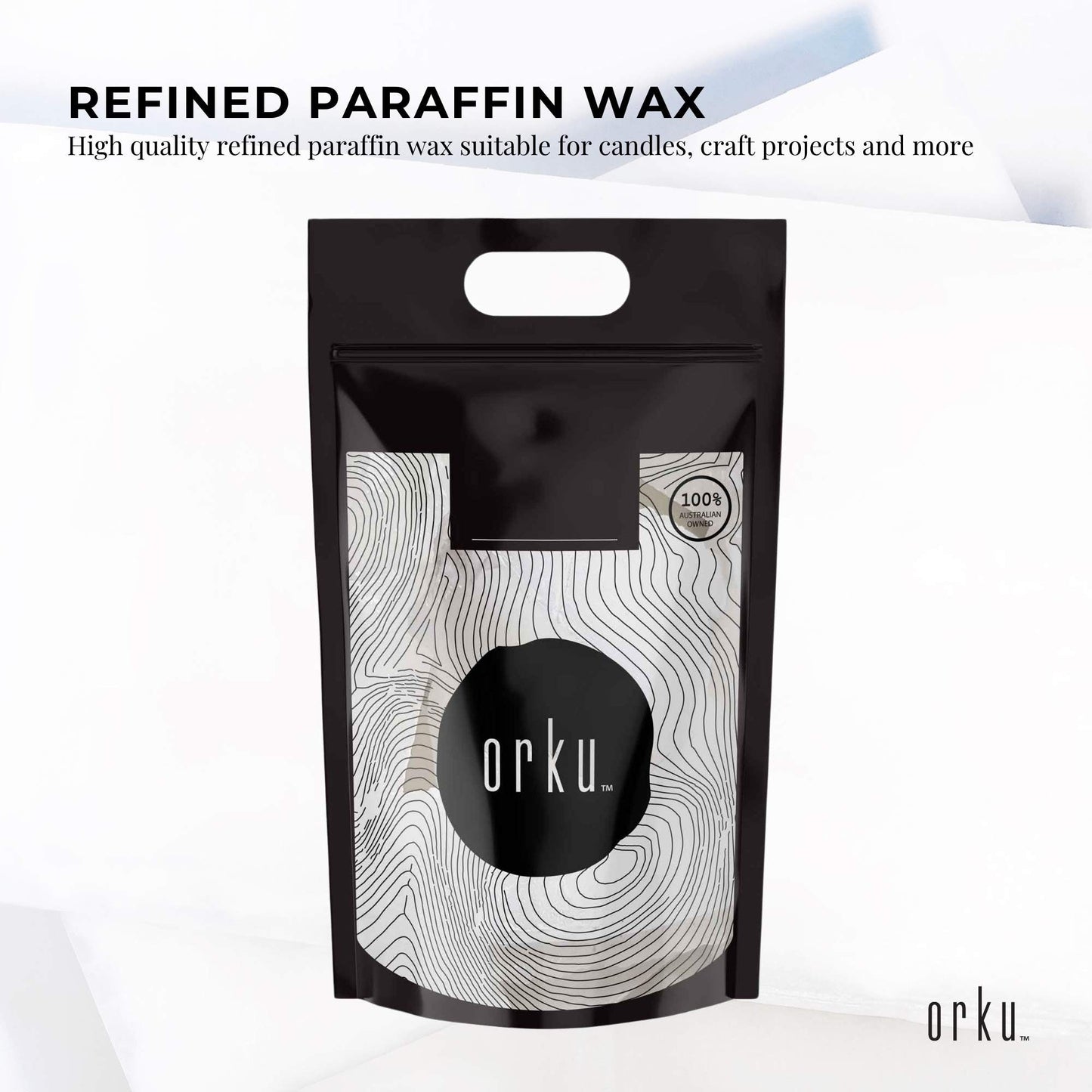 Paraffin Wax Blocks Hard Refined Unscented 60/62 Chunks Candle Soap Making Bulk