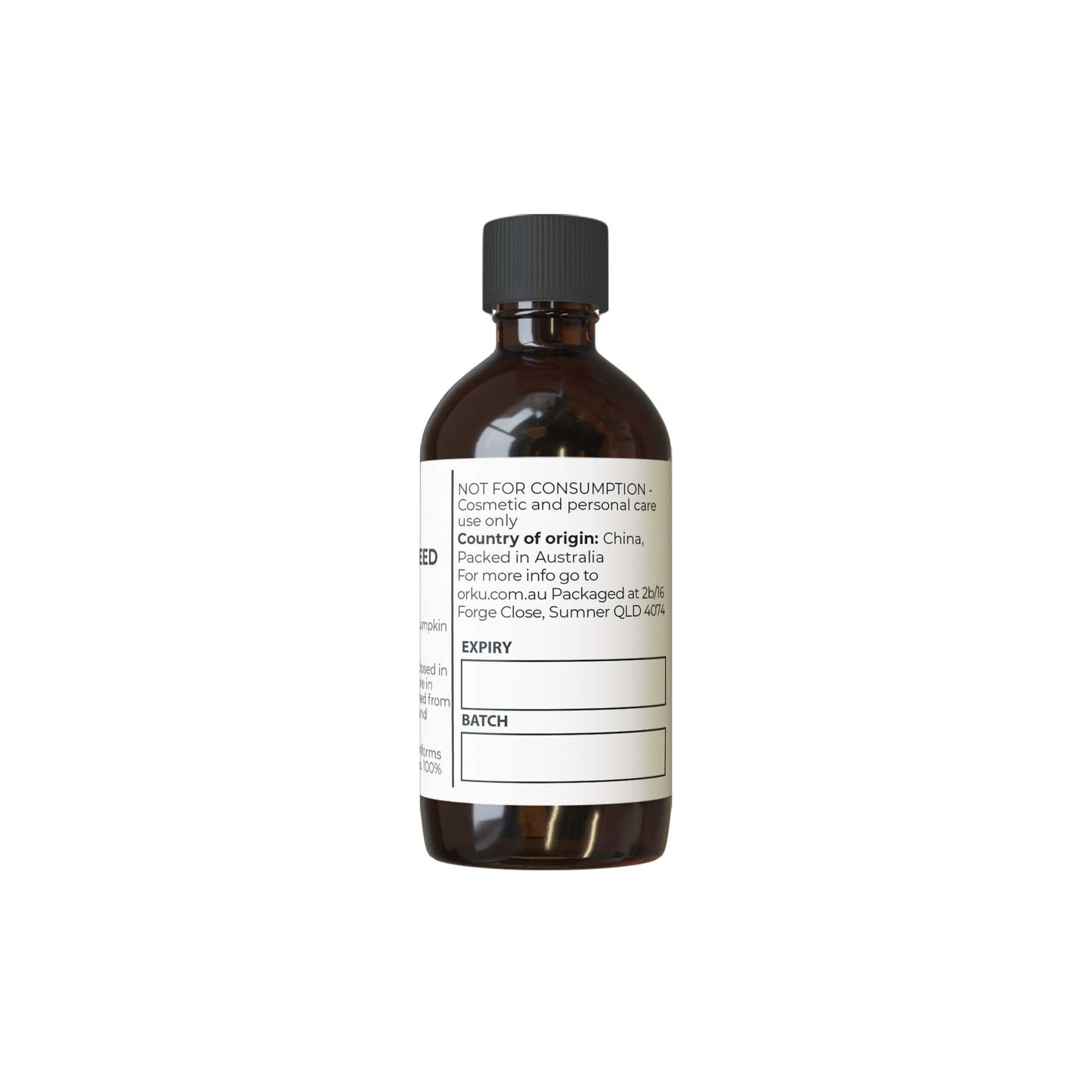 Organic Pumpkin Seed Virgin Oil - Cold Pressed Pure Unrefined Cosmetic Grade