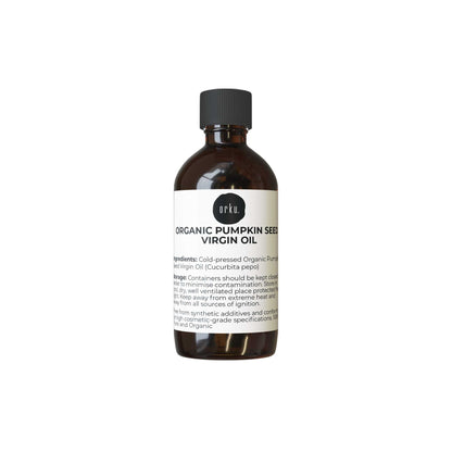 Organic Pumpkin Seed Virgin Oil - Cold Pressed Pure Unrefined Cosmetic Grade