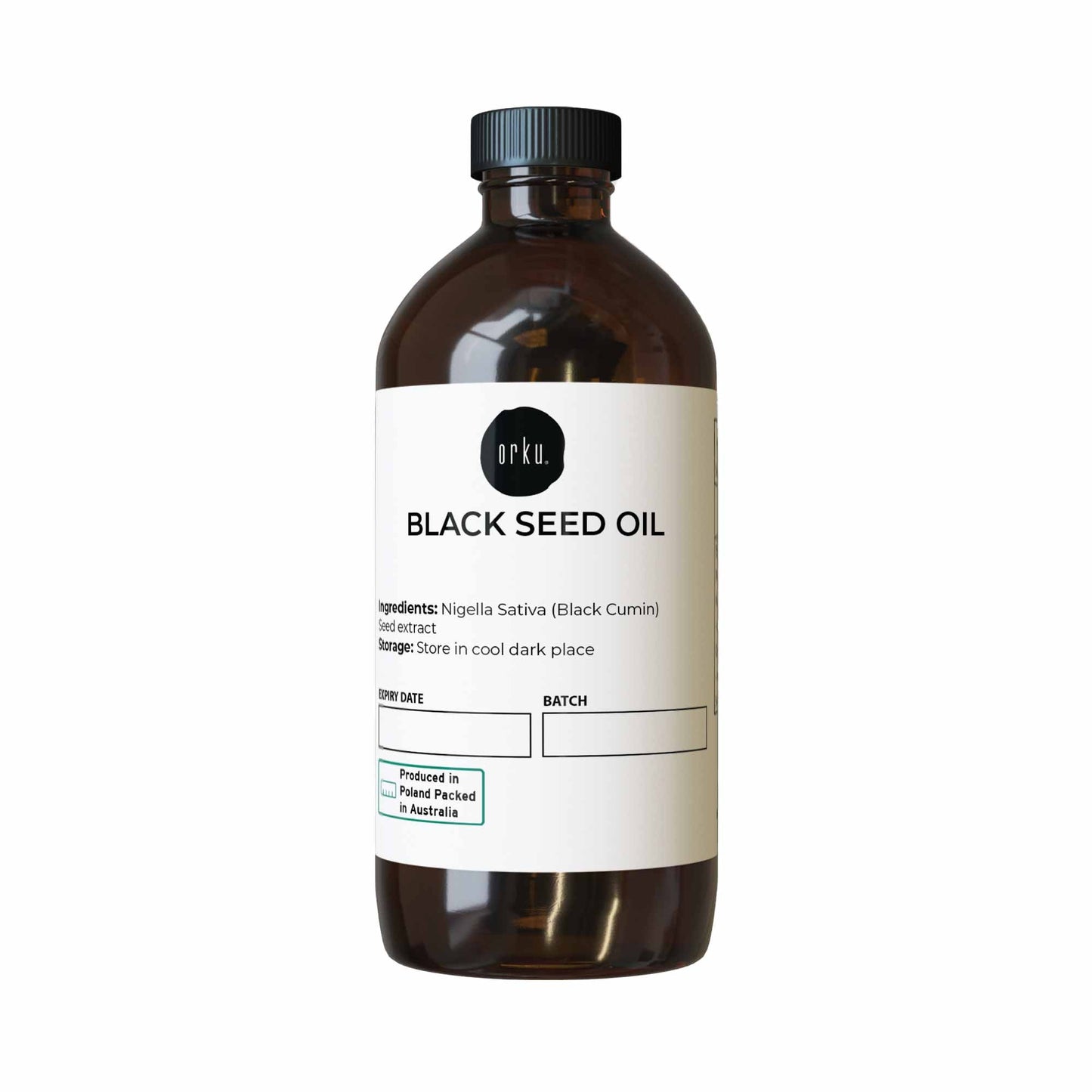 Pure Black Seed Oil - 100% Ethiopian Nigella Sativa Cumin Cold Pressed