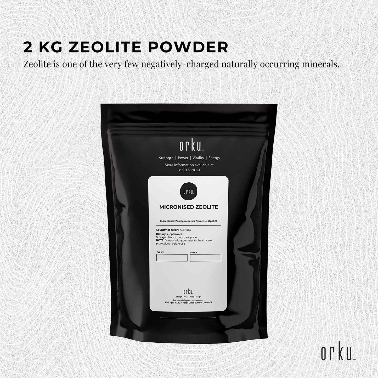 Pure Micronised Zeolite Powder Mineral In Bag Micronized Volcamin