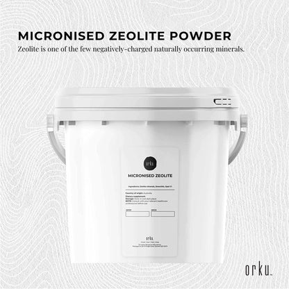 Pure Micronised Zeolite Powder Mineral In Tub Micronized Volcamin