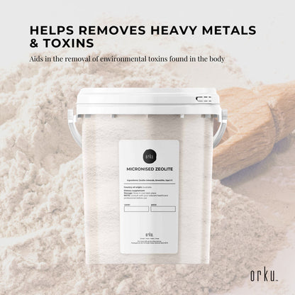 Pure Micronised Zeolite Powder Mineral In Tub Micronized Volcamin