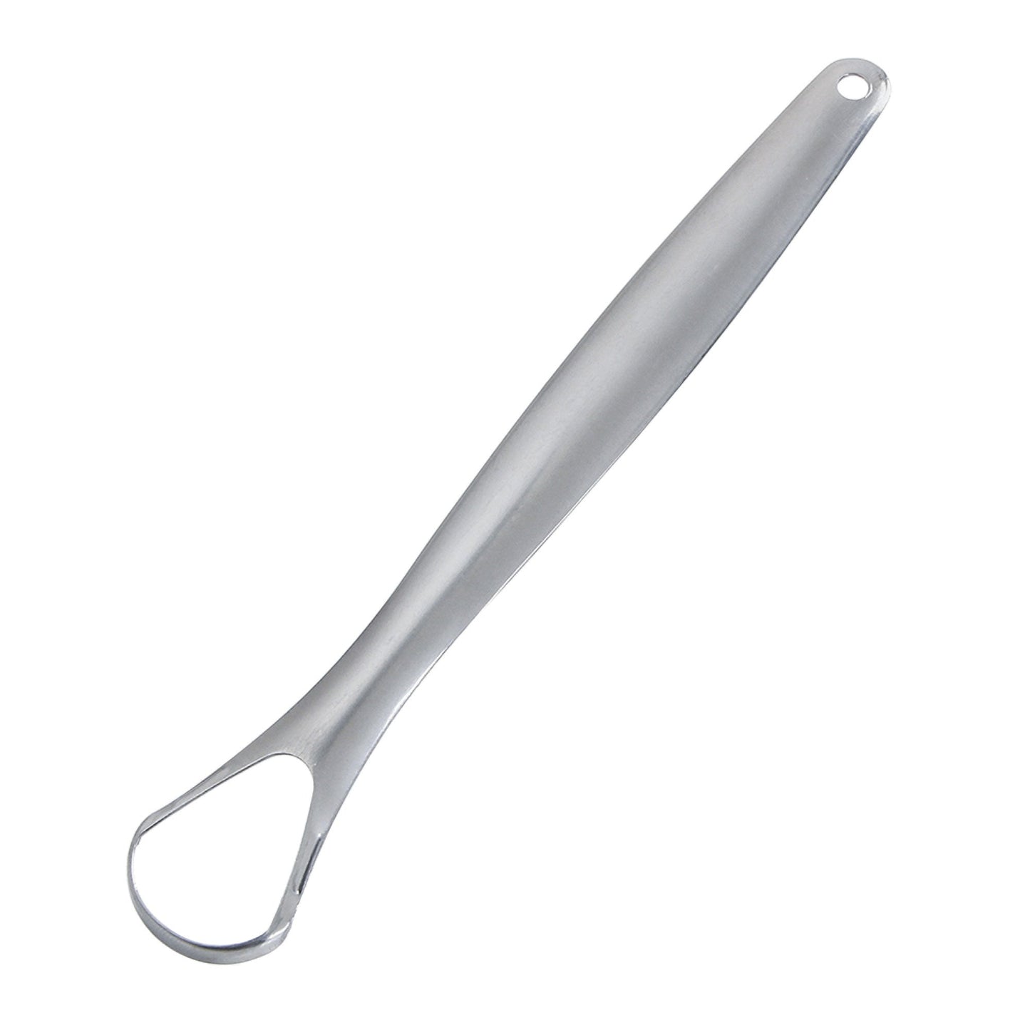 Orku Stainless Steel Tongue Scraper - Oral Hygiene Cleaner Silver