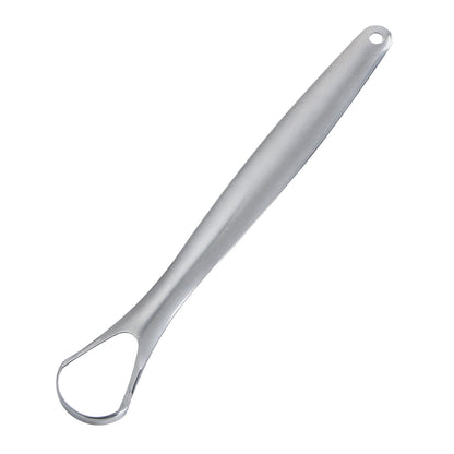 Orku Stainless Steel Tongue Scraper - Oral Hygiene Cleaner Silver