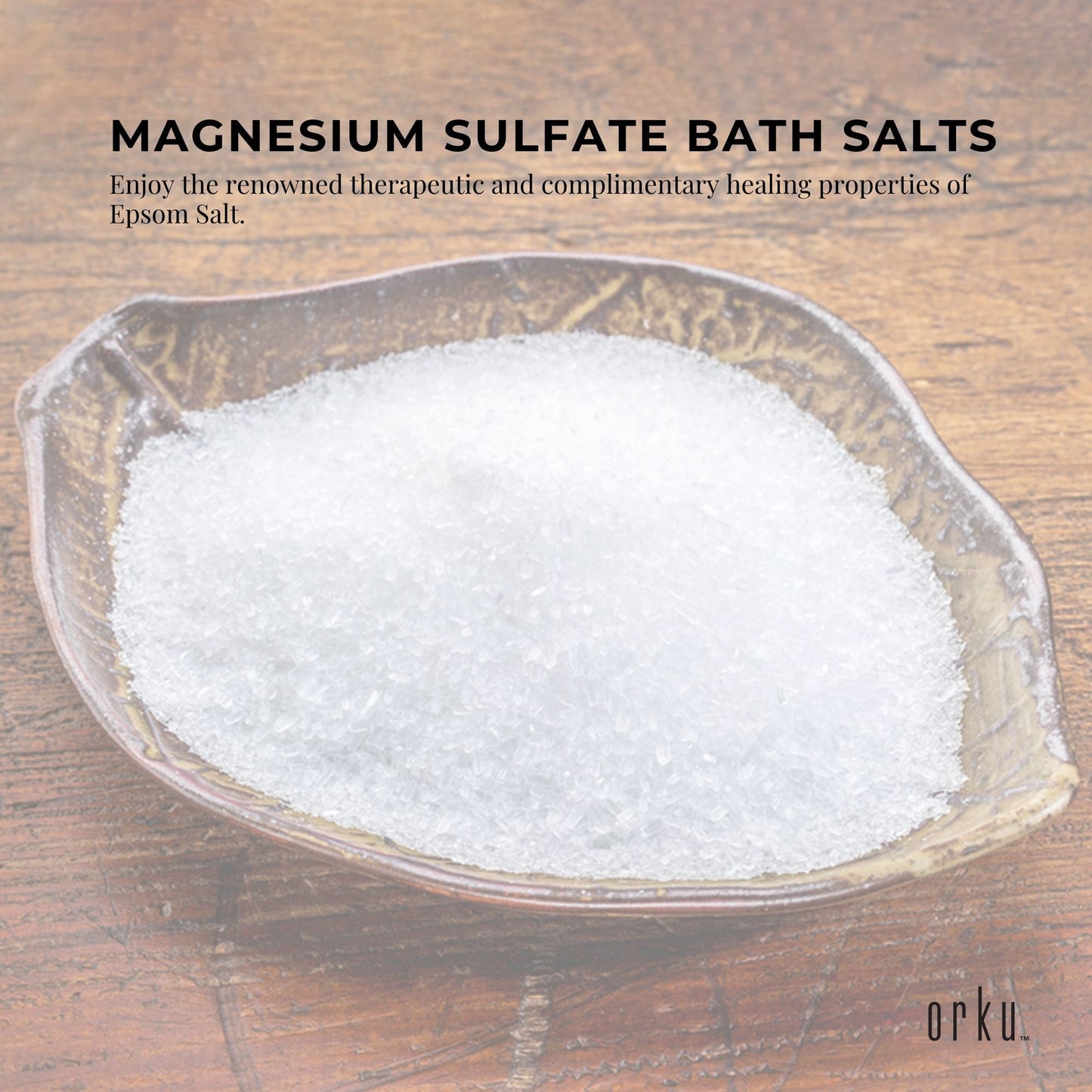 USP Epsom Salt Pharmaceutical Grade - Bucket Pure Magnesium Sulfate Bath Salts