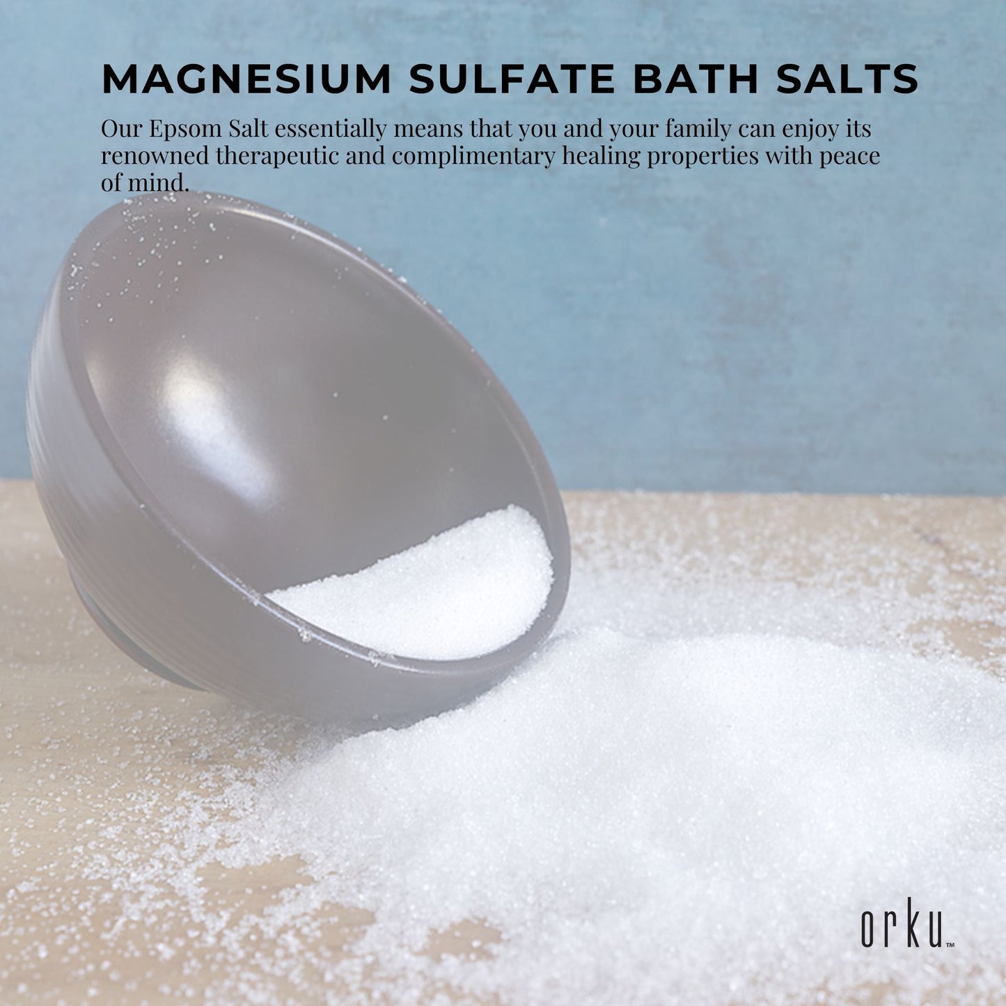 USP Epsom Salt Pharmaceutical Grade - Pure Magnesium Sulfate Bath Salts - Bulk