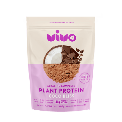 VIVO Coco Bliss Plant Protein – Organic Cacao Coconut Blend