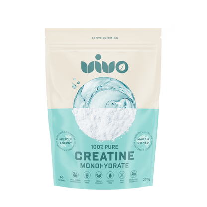 VIVO Creatine Pure – 100% Micronised Monohydrate Powder Unflavoured