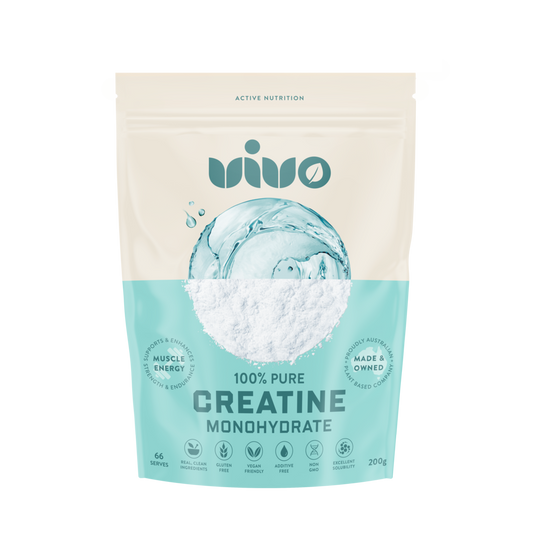 VIVO Creatine Pure – 100% Micronised Monohydrate Powder Unflavoured