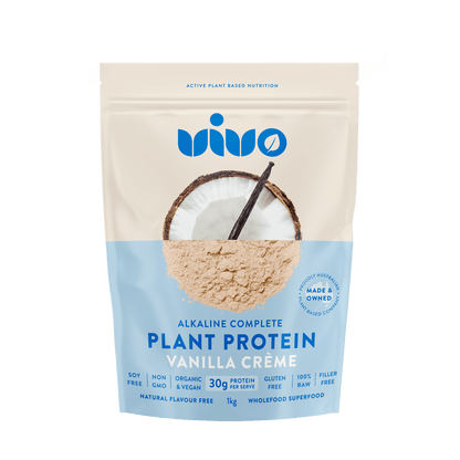 VIVO Vanilla Crème Plant Protein - Organic Vegan Gluten-Free
