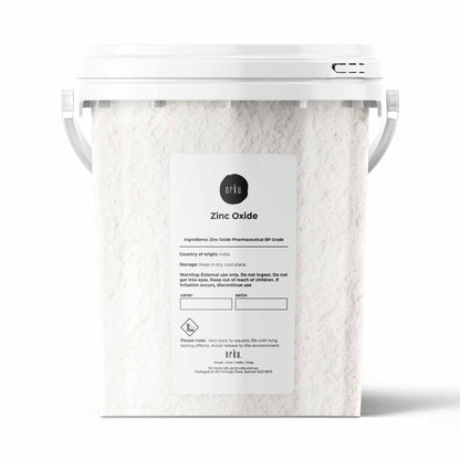Zinc Oxide Powder BP Pharmaceutical Grade 99.9% Purity in Resealable Buckets