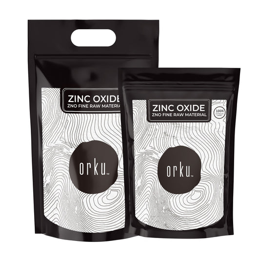Orku Zinc Oxide Powder Food Grade 99.9% ZnO Fine Raw Material Bags